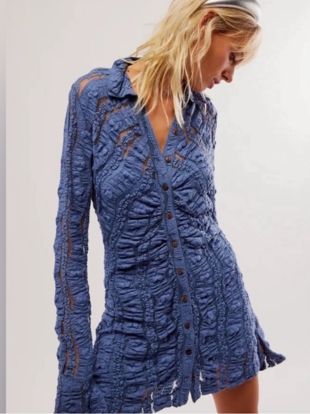 NWT Free People Shayla Lace Mini Dress Sz XS